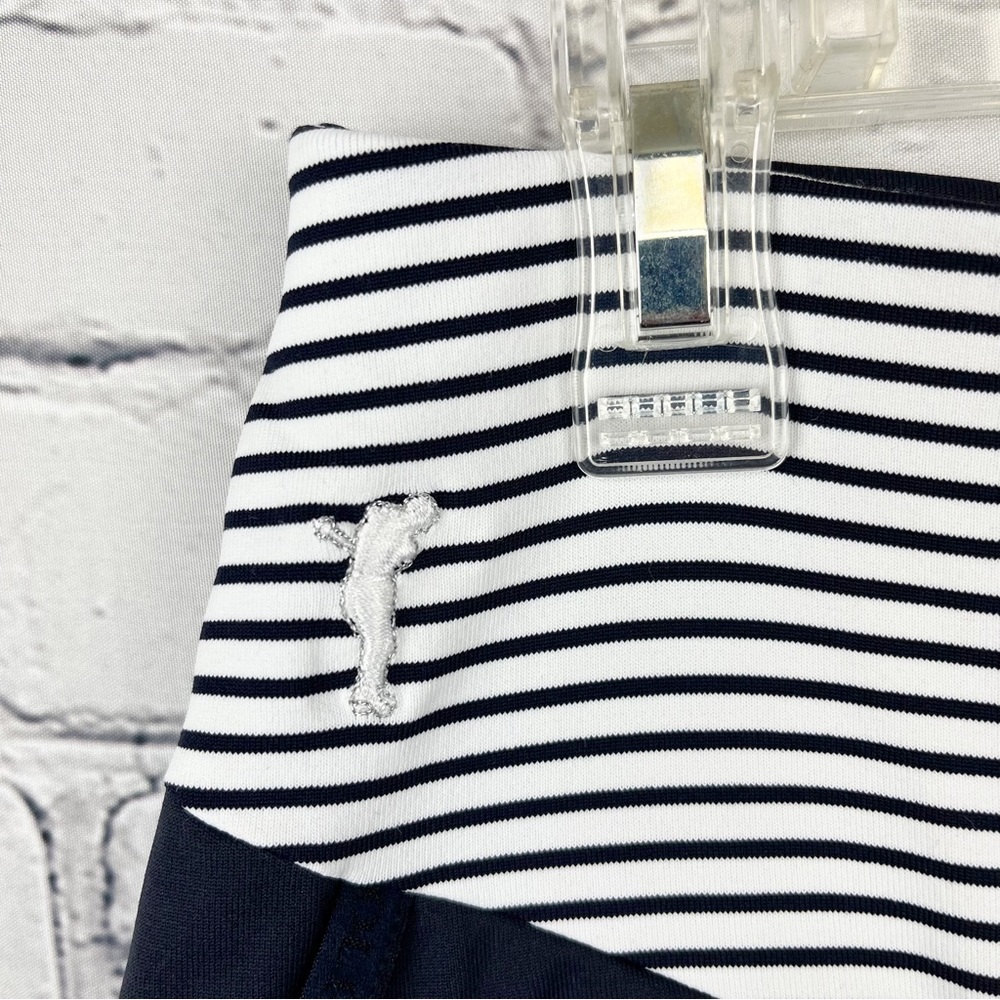 Golfino Dry Comfort Navy Blue Striped Active Golf Skirt / Skort Sz 8 (M) - Picture 4 of 9